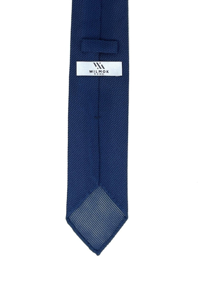 Blue Grenadine Silk Tie - Wilmok