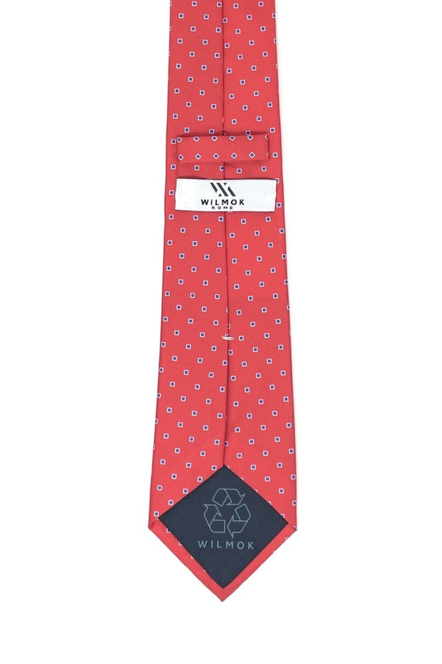 Classic Red Micro Diamond Tie - Wilmok
