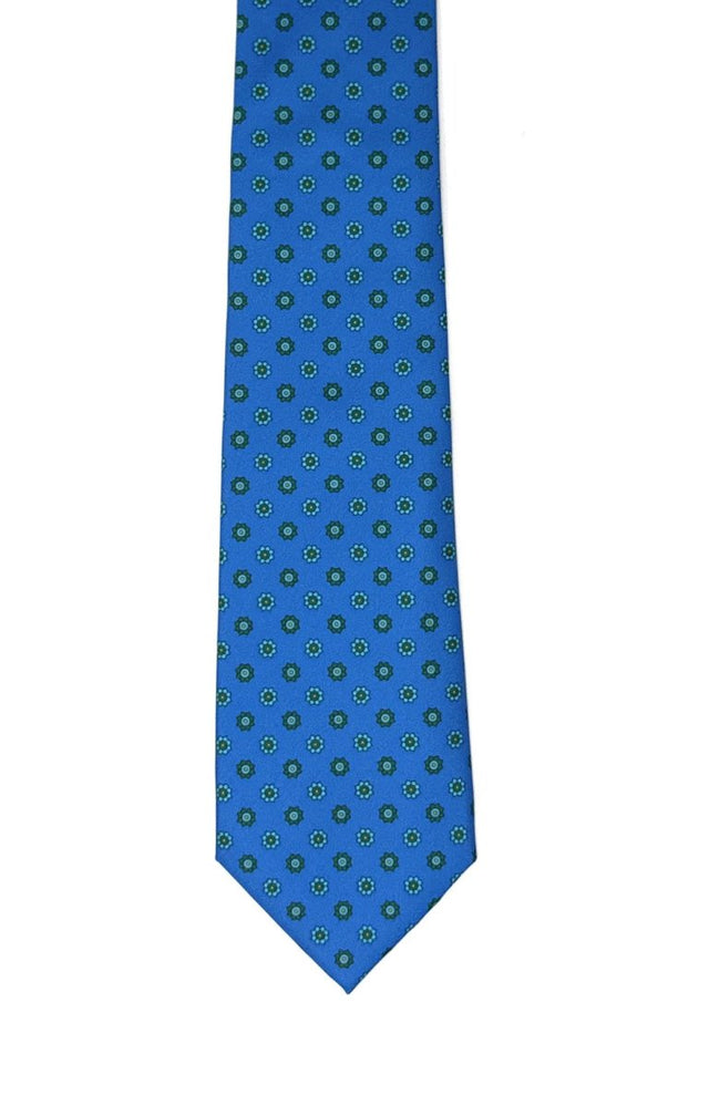 Eco - Friendly Blue Floral Tie - Wilmok