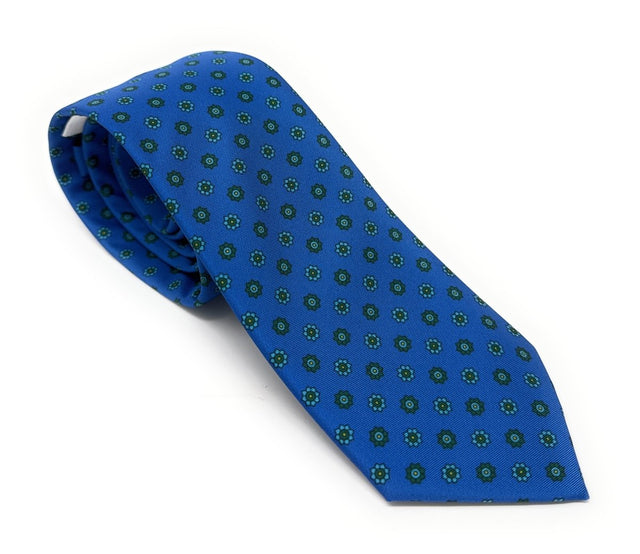 Eco - Friendly Blue Floral Tie - Wilmok