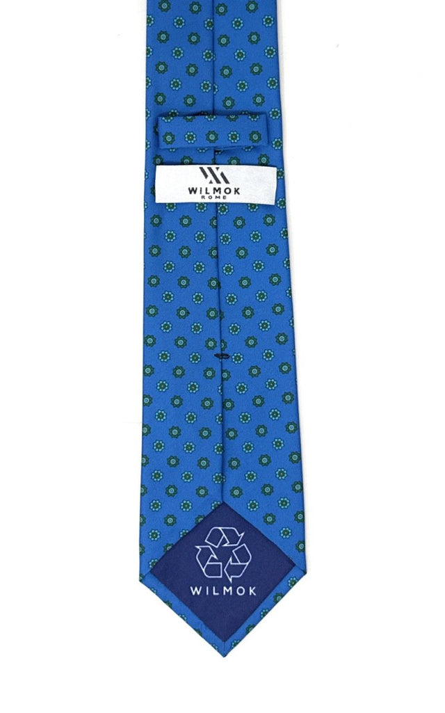 Eco - Friendly Blue Floral Tie - Wilmok