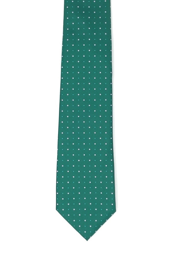 Emerald Green Micro Dot Tie - Wilmok