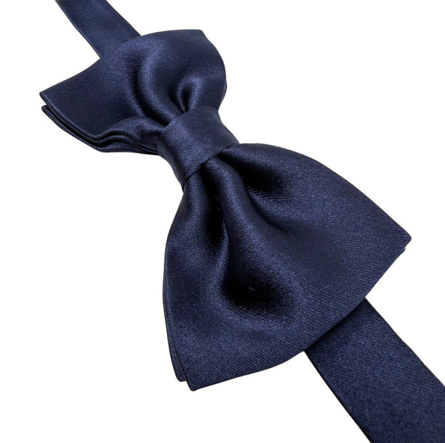 Navy Blue Bow Tie - Wilmok