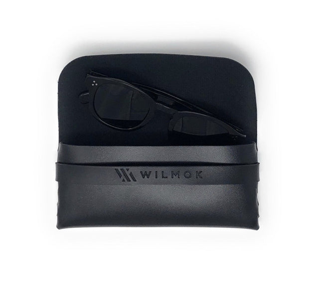Round Clip Sunglasses Acetate Tortoiseshell - Wilmok Torino – on